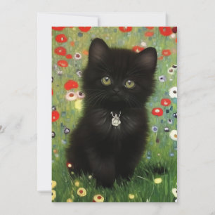 Gustav Klimt Kitten Spara Datumet