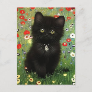 Gustav Klimt Kitten Vykort
