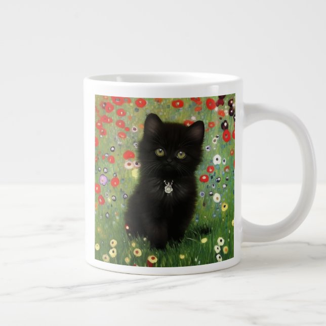 Gustav Klimt Kittens Jumbo Mugg (Höger)