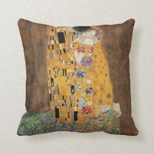 Gustav Klimt konst dämpar. Kyssen Kudde
