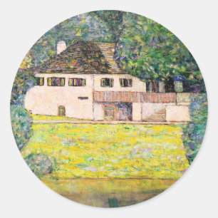 Gustav Klimt-konstverk - Litzlbergkeller Runt Klistermärke