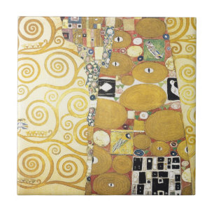 Gustav Klimt - kramen - klassikerkonstverk Kakelplatta