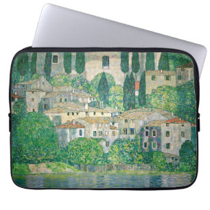 Gustav Klimt - Kyrka i Kassone Laptop Fodral