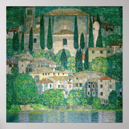 Gustav Klimt - Kyrka i Kassone Poster