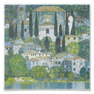 Gustav Klimt - Kyrkan i Kasson Fototryck