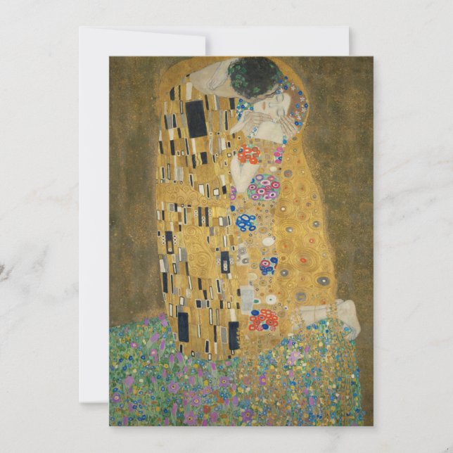 Gustav Klimt - Kyssen (Framsida)