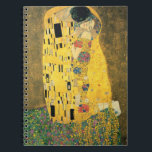 GUSTAV KLIMT - kyssen 1907 Anteckningsbok Med Spiral<br><div class="desc">GUSTAV KLIMT - Pyssen 1907Olje- och guld-folie på målarduk</div>