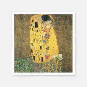 GUSTAV KLIMT - Kyssen 1907 Pappersservett