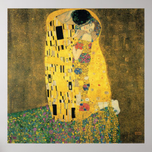 GUSTAV KLIMT - Kyssen 1907 Poster