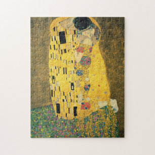 GUSTAV KLIMT - kyssen 1907 Pussel
