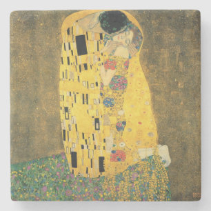 GUSTAV KLIMT - Kyssen 1907 Stenunderlägg
