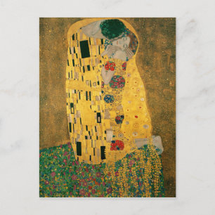 Gustav Klimt Kyssen (Älskande) GalleryHD Vintage Vykort