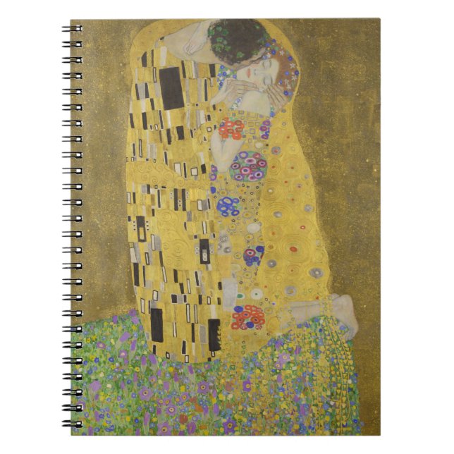 Gustav Klimt "kyssen ", Anteckningsbok (Framsidan)