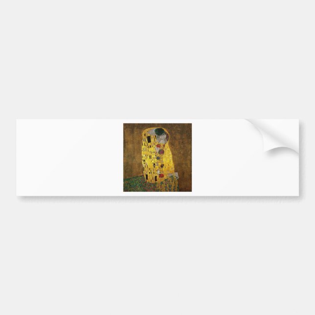 Gustav Klimt kyssen Bildekal (Framsidan)