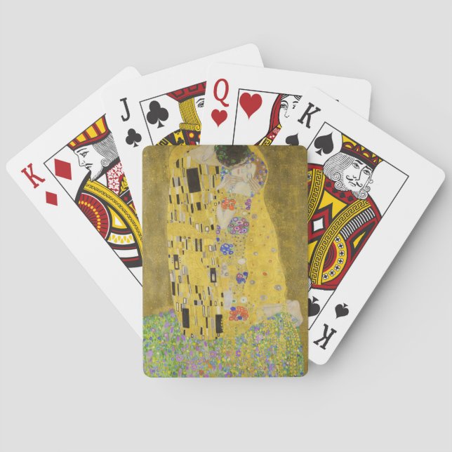 Gustav Klimt - Kyssen Casinokort (Baksidan)