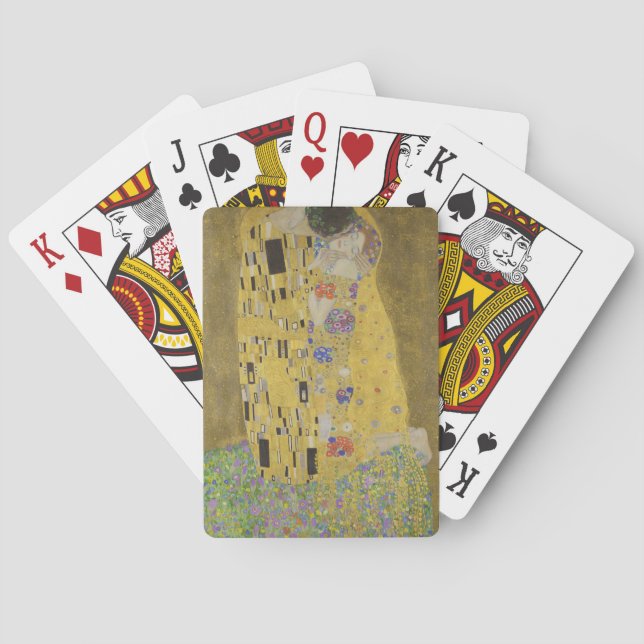 Gustav Klimt Kyssen Casinokort (Baksidan)