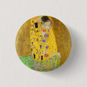 Gustav Klimt Kyssen Finkonst Knapp