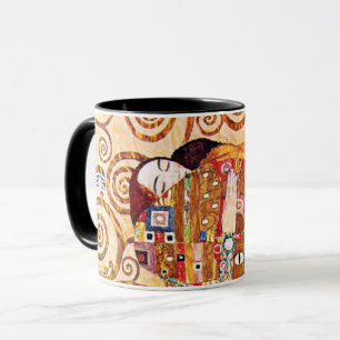Gustav Klimt - Kyssen - Finsk Konst-målning Mugg