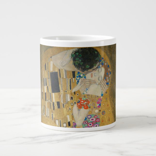 Gustav Klimt - Kyssen Jumbo Mugg (Framsidan)