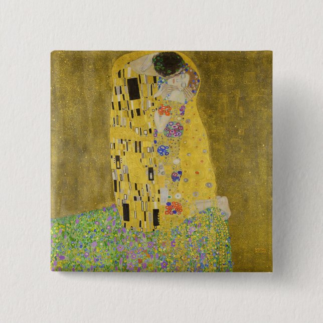 Gustav Klimt - Kyssen Knapp (Framsida)