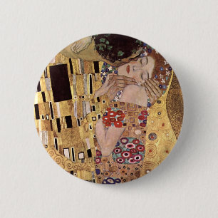 Gustav Klimt ~ kyssen Knapp