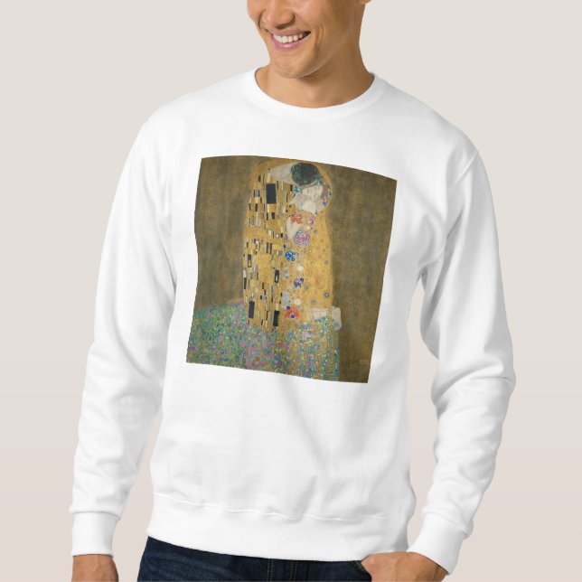 Gustav Klimt - Kyssen Långärmad Tröja (Framsida)