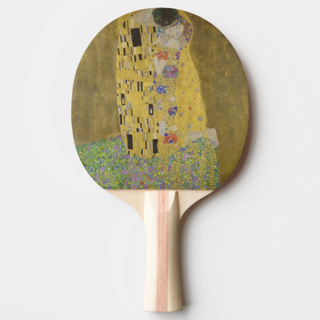 Gustav Klimt Kyssen Pingisracket (Framsidan)