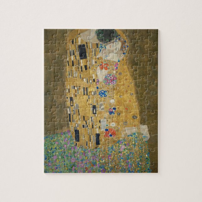 Gustav Klimt - Kyssen Pussel (Vertikal)