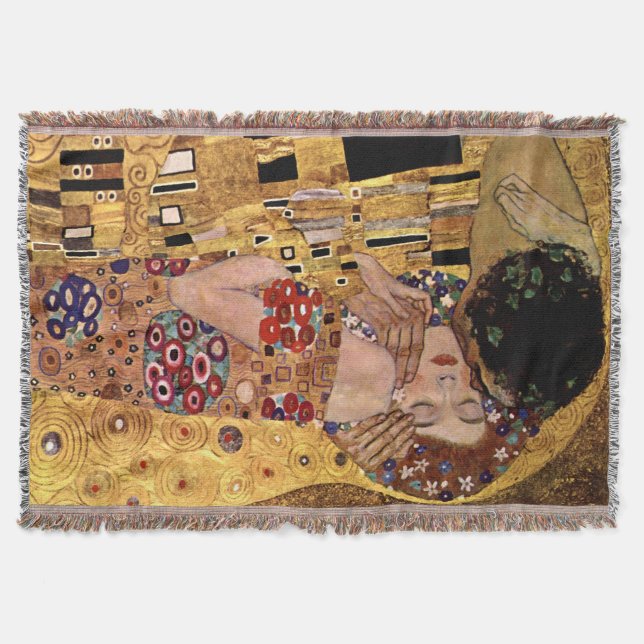Gustav Klimt: Kyssen (specificera), Mysfilt (Framsidan)