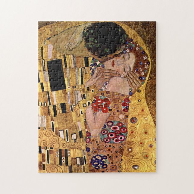 Gustav Klimt: Kyssen (specificera), Pussel (Vertikal)