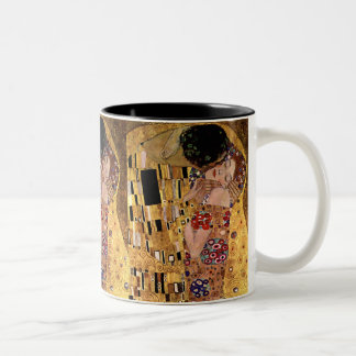 Gustav Klimt: Kyssen (specificera), Två-Tonad Mugg
