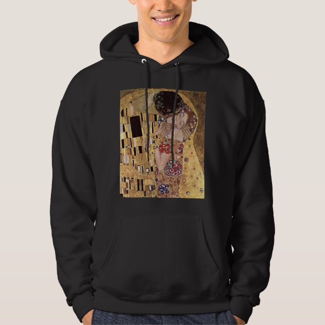 Gustav Klimt ~ kyssen Sweatshirt (Framsida)