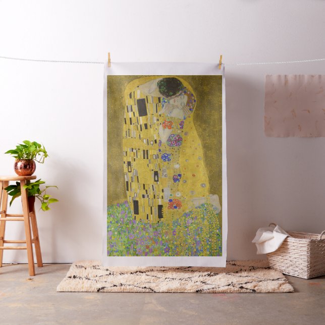 Gustav Klimt - Kyssen Tyg (In Situ)