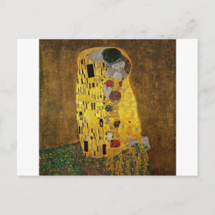 Gustav Klimt Kyssen Vykort