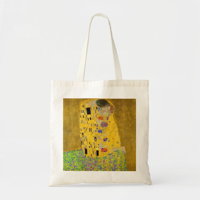 Gustav Klimt kyssen Zazzle Tygkasse (Framsidan)