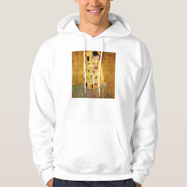 Gustav Klimt kysshoodien Hoodie (Framsida)