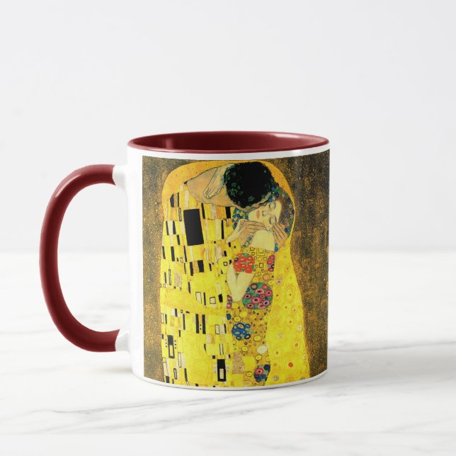 Gustav Klimt - kyssmuggen 2 Mugg (Vänster)