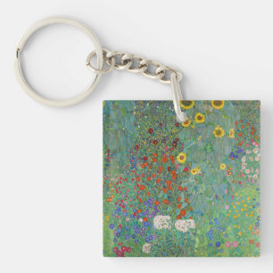 Gustav Klimt - Land Garden med solblommor