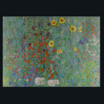 Gustav Klimt - Land Garden med solblommor<br><div class="desc">Land Garden med solblommor/lantgårdsträdgård med solblommor - Gustav Klimt 1905-1906</div>