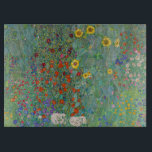 Gustav Klimt - Land Garden med solblommor<br><div class="desc">Land Garden med solblommor/lantgårdsträdgård med solblommor - Gustav Klimt 1905-1906</div>