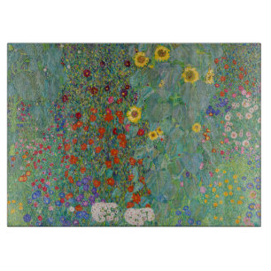 Gustav Klimt - Land Garden med solblommor