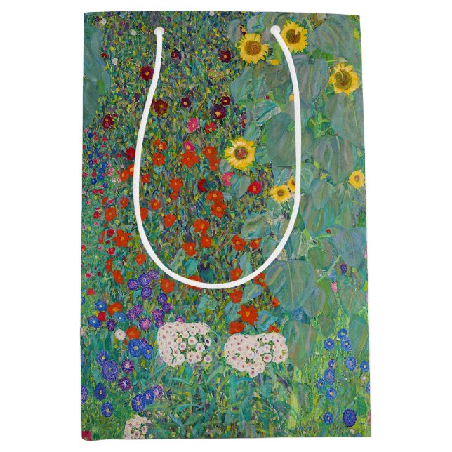 Gustav Klimt - Land Garden med solblommor (Framsidan)
