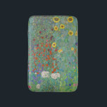 Gustav Klimt - Land Garden med solblommor Badrumsmatta<br><div class="desc">Land Garden med solblommor/lantgårdsträdgård med solblommor - Gustav Klimt 1905-1906</div>
