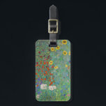 Gustav Klimt - Land Garden med solblommor Bagagebricka<br><div class="desc">Land Garden med solblommor/lantgårdsträdgård med solblommor - Gustav Klimt 1905-1906</div>