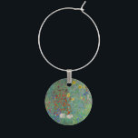 Gustav Klimt - Land Garden med solblommor Berlock Vinglas<br><div class="desc">Land Garden med solblommor/lantgårdsträdgård med solblommor - Gustav Klimt 1905-1906</div>