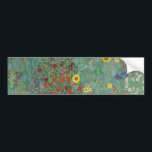 Gustav Klimt - Land Garden med solblommor Bildekal<br><div class="desc">Land Garden med solblommor/lantgårdsträdgård med solblommor - Gustav Klimt 1905-1906</div>