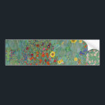 Gustav Klimt - Land Garden med solblommor Bildekal<br><div class="desc">Land Garden med solblommor/lantgårdsträdgård med solblommor - Gustav Klimt 1905-1906</div>