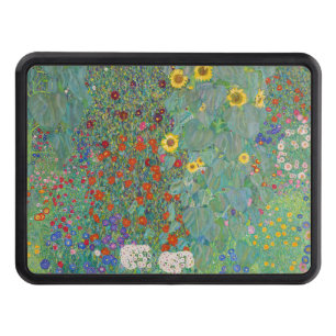 Gustav Klimt - Land Garden med solblommor Dragkroksskydd