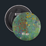 Gustav Klimt - Land Garden med solblommor Flasköppnare<br><div class="desc">Land Garden med solblommor/lantgårdsträdgård med solblommor - Gustav Klimt 1905-1906</div>