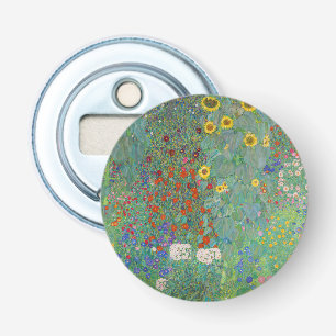 Gustav Klimt - Land Garden med solblommor Flasköppnare